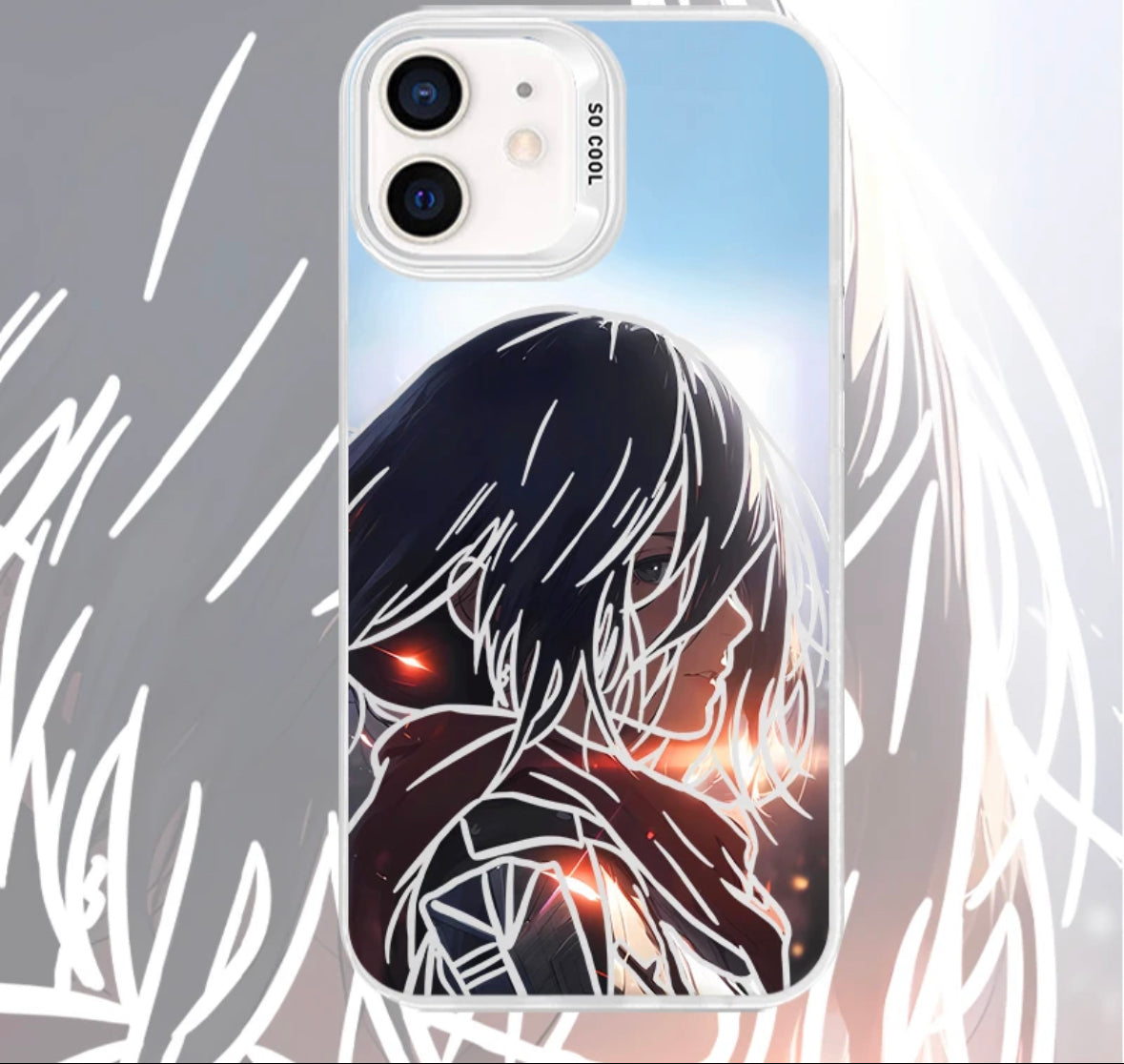 MIKASA ATTACK ON TITAN PHONE CASE